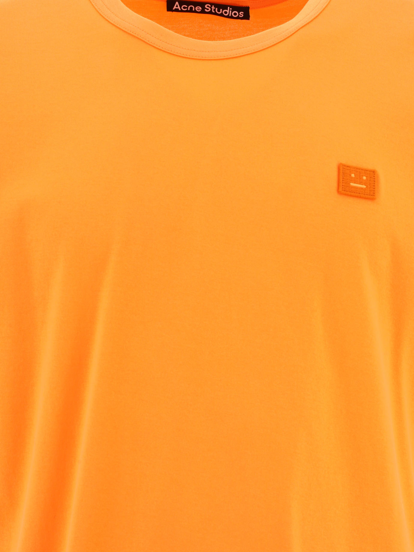 ACNE STUDIOS Orange Face t-shirt